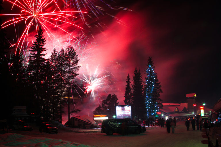 Happy New Year from Tahko, Finland