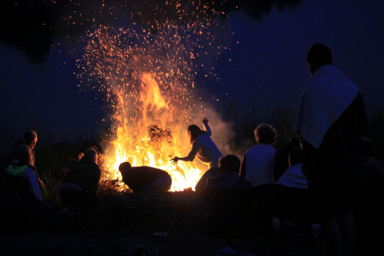 my first juhannus, mid summer, finland bonfire